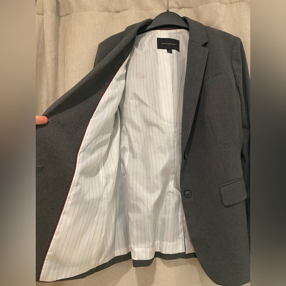 Banana Republic Gray Suit Jacket - Picture 3 of 8